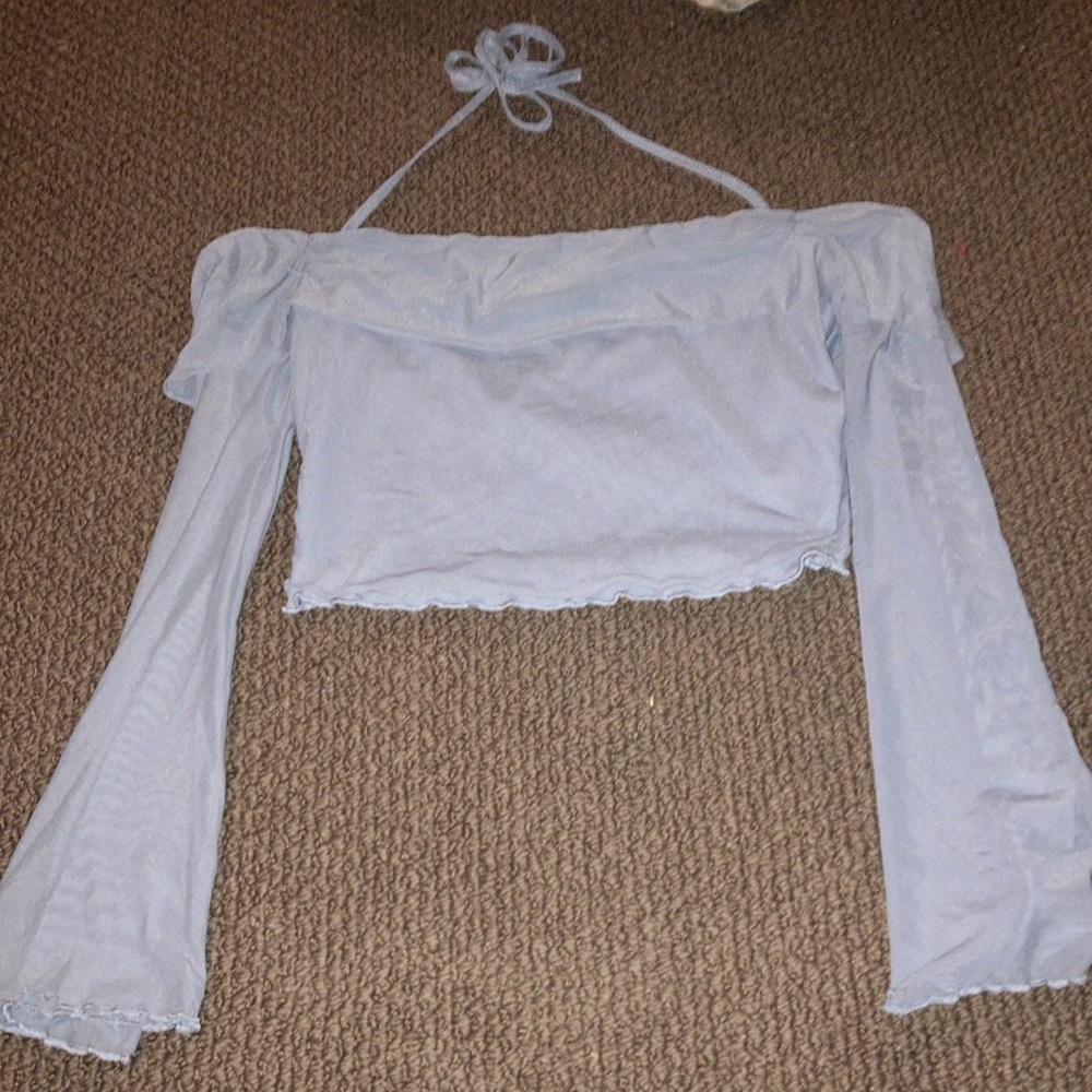 off the shoulder crop top